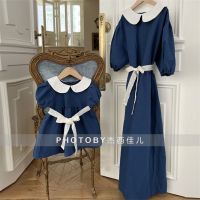 【hot】♈❀  Mother And Baby Matching Dresses Clothing Korean Daughter 2022 Parent-Child