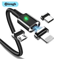 Elough Magnetic Cable Quick Charge Micro USB C Cable for iPhone Xiaomi Redmi QC 3.0 Fast Magnet Charging Type C Data Wire Cord