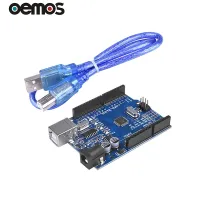 {:“=-】 UNO R3กล่องเอนกประสงค์ ATMEGA16U2 UNO + Wifi R3 CH340G ชิป ATMEGA328P ดั้งเดิมสำหรับ Arduino UNO R3บอร์ดพัฒนา ESP8266 Wemos