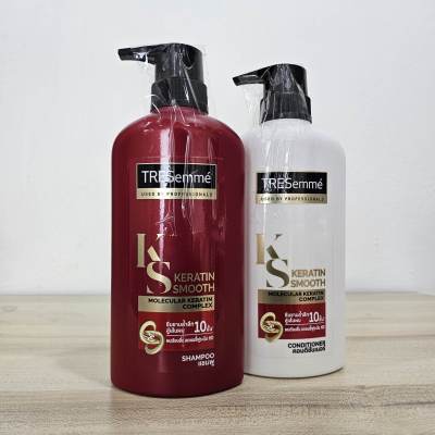 เทรซาเม่  แชมพู TRESemmé Shampoo 450 ml. แชมพู ครีมนวด เคราติน สมูท keratin smooth Tresemme