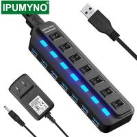 USB 3.0 HUB Multi 4 7 Port Usb Splitter With Power Adapter For Macbook Air Pro Xiaomi Pc Computer Laptop Accessories USB 3 Hab USB Hubs