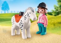 Playmobil 70404 1.2.3 Rider with Horse 123 ไรเดอร์กับม้า