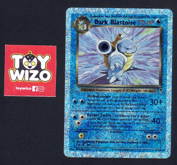 Pokemon TCG Dark Blastoise Reverse Holo Legendary Collection (Lightly