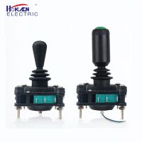 Hongkai Master Monolever Joystick Switches with Push Button 2 4 8 Way Reset Momentary Toggle Cross Rocker Switches SCV4 Sery