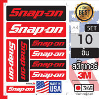 Sticker สติกเกอร์ ลาย Snap on สติกเกอร์ 3M สติกเกอร์ติดได้ทุกที่ งานพิมพ์ไดคัทแล้วพร้อมติด