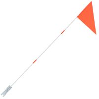 ♟□✱ Safety Warning Flag Bike Advertising Motorcycle Stuff Pole Convenient Flags Kids Pennant