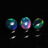 1.0 ct โอปอลฟ้า (Blue Opal) ไข่หลังเบี้ย 3 ชิ้น