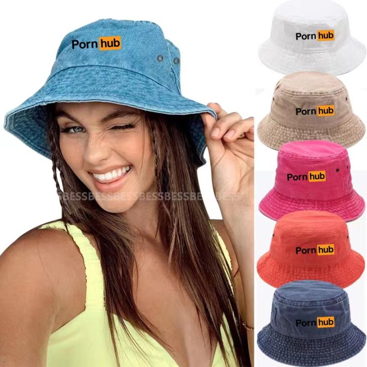 cw-2023new-pornhub-bob-hats-men-cotton-outdoor-reversible-caps-hat-boy-chapeau-panama-wholesale