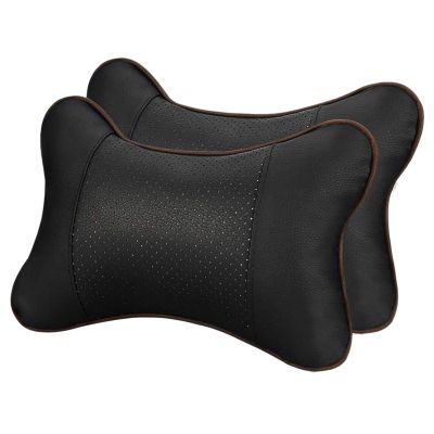 2Pcs Car Neck Pillow Breathable Head Rest Cushion Relax Neck Support Headrest Comfortable Soft Pillows for Travel Seat