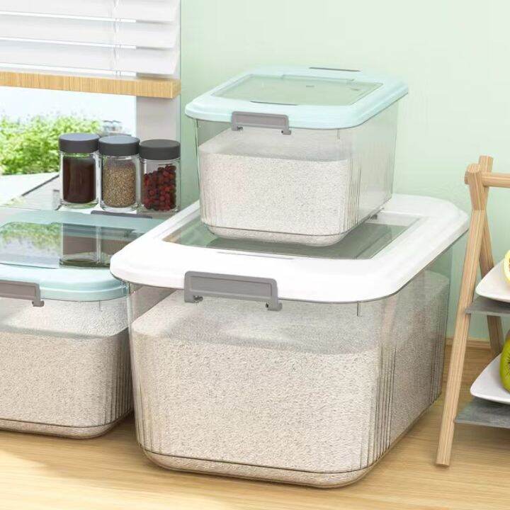 SCATTO 6KG10KG Multifunctional Food Storage Rice Container with