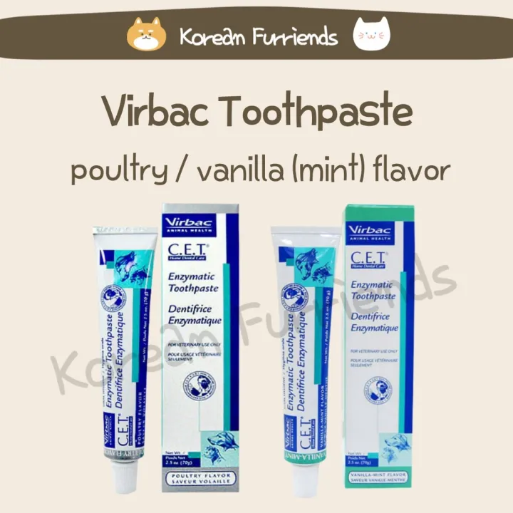 Virbac Toothpaste C.E.T. Enzymatic toothpaste Dog toothpaste Cat