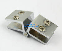 4 Pieces Glass To Glass Hinge 180 Degree Out Swing Cabinet Showcase Glass Clamp