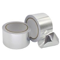 1Pc/Aluminium Foil Tape Perekat Penyegelan Sempurna Panas Dingin Air Duct Tape untuk Pipa Logam Perbaikan 0.06mm Ketebalan