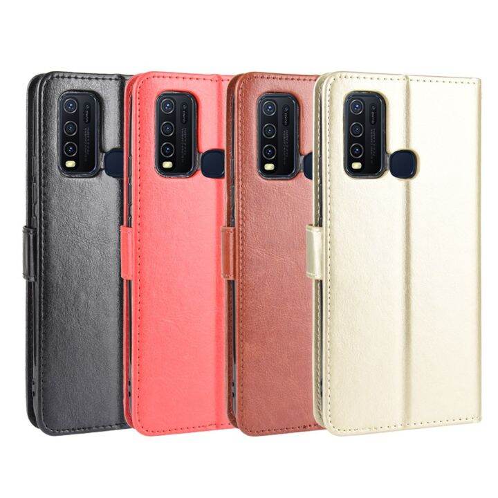 เคสโทรศัพท์ฝาพับหนัง-pu-vivo-y30-เคสฝาหลัง-y30-y-30-vivoy30