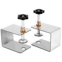 2Pcs Woodworking Jig Cabinet Tool Home Furniture Accessories Steel Drawer Front Installation Clamps Drawer Panel Clips