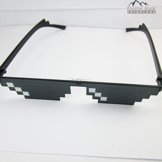 g01-พร้อมส่ง-แว่นมายคราฟ-minecraft-แว่นตา-8-บิต-มายคราฟ-minecraft-thuglife-แว่นตาแฟนซี