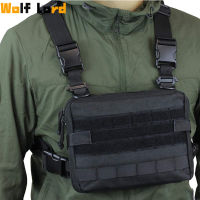 Outdoor Tactical Vest Military Bag CS Wargame Chest Rig Magazine Pouch Holster Molle System Waist Men Nylon Hunting Pack