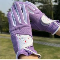 ★New★ Ladies Golf Gloves Caddies Special Non-slip Wear-resistant Cloth Gloves Extended Sunscreen Left and Right Hands