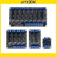 ♚✔ 5V 1 2 4 8 Channel Ssr G3Mb-202 P โมดูลรีเลย์ 240 V 2A Output พร้อมฟิวส์สําหรับ Arduino