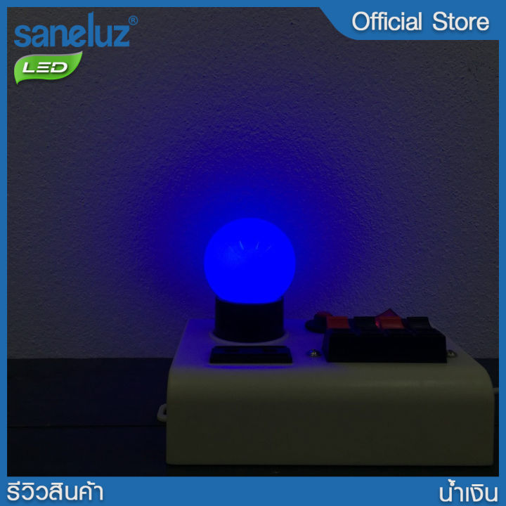 saneluz-หลอดไฟ-led-bulb-ขนาด-1w-ขั้วเกลียว-e27-แสงสีน้ำเงิน-blue-หลอดไฟแอลอีดี-bulb-ใช้ไฟบ้าน-ac-220v-led-vnfs