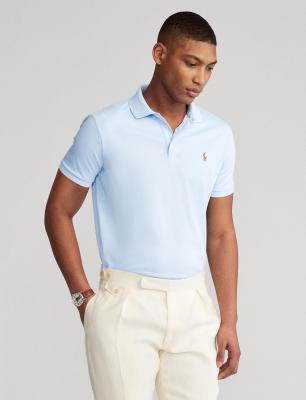 Polo Ralph Lauren เสื้อโปโลผู้ชาย รุ่น MNPOKNI1N821090 สี 400(BLUE)