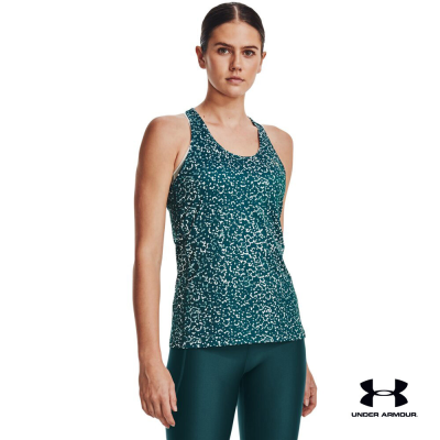 Under Armour UA Womens HeatGear® Armour Racer Print Tank เสื้อกล้ามออกกำลังกาย เทรนนิ่ง สำหรับผู้หญิง