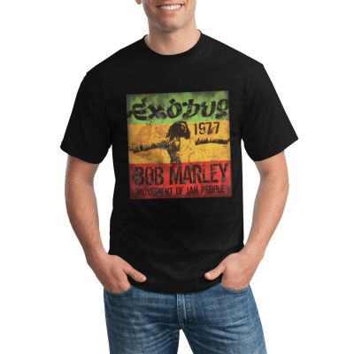 Different Color To Choose Bob Marley Exodus Movement Of Jah People Brown Customized Funny T-Shirts For Man