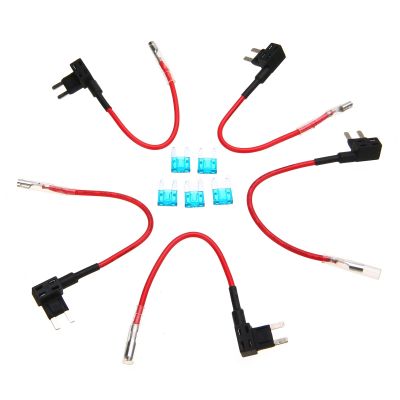 5pcs 15A Add a circuit Mini Blade Fuse Tap for Car Auto New Style ACS ATO ATC Fuse Adapter Tap Circuit Adapter Holder Accessorie