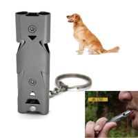 ❏❍ Pet Dog Cat Training Whistle Two-tone Flute German Shepherd Sound Repeller Outdoor Survival Parrot Training Whistle Pet Supplies