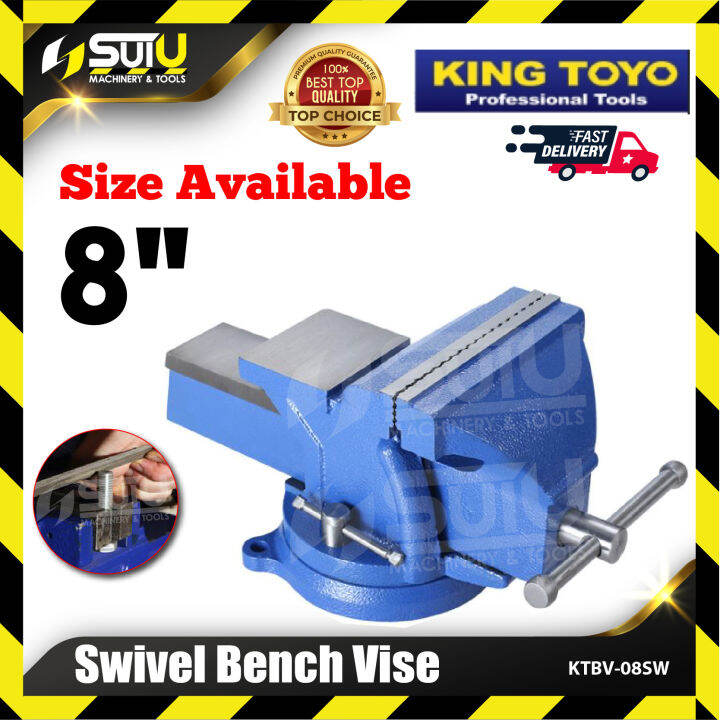 KING TOYO KTBV08SW 8" Swivel Bench Vise Lazada