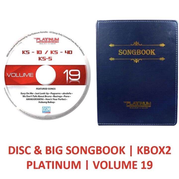 Platinum KS10 / KS40 / JUNIOR 2 / KBOX 2 Songbook & Updated CD