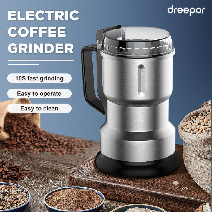 eu Plug) Mini Electric Spice & Coffee Grinder, Multifunctional 10s Quick Grinding  Machine, Portable Dry Grain Grinder Machine For Coffee Beans, Seasoning Or  Spices Suitable For Home Use