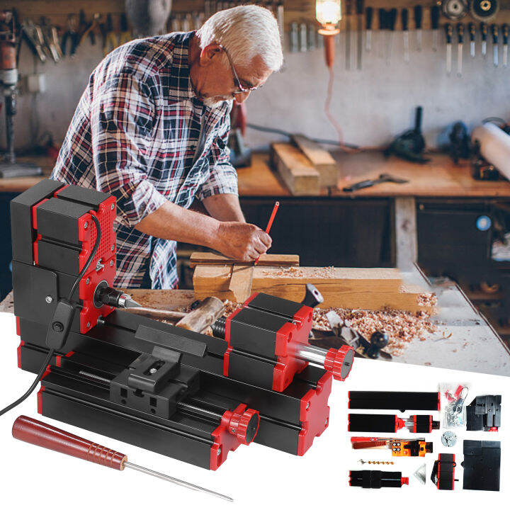 Smart Sensor Mini Lathe 9 in 1 DIY Multifunctional Motorized