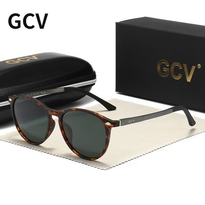 【CW】◈  GCV 2021 Ultra Sunglasses Men Female Polarized Driving Glasses Circular