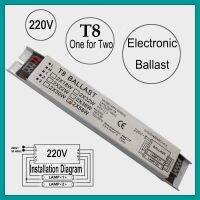 1x 220-240V Ac 2X18W 2X36W 2X58W T8ใช้งานได้กว้างบัลลาสต์อิเล็กทรอนิกส์บัลลาสต์โคมไฟแรงดันไฟฟ้ากว้างใหม่