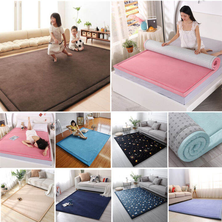 120*80cm Thick Soft Baby Living Room Nonslip Tatami Mats Carpet Floor