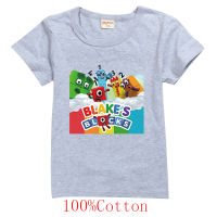 Numberblocks เสื้อยืดลายผ้าฝ้ายบริสุทธิ์ฤดูร้อนแขนสั้นเสื้อยืดเสื้อยืดคอกลมปะติดเสื้อผ้าฝ้ายบริสุทธิ์เย็บปะติดปะต่อกัน0000