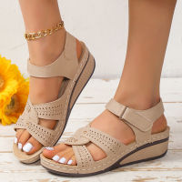 Always Size Fashion Wedge Women Summer 2023 Casual Platform Walking Sandalias Mujer Comfortable Non Slip Beach Show Womans