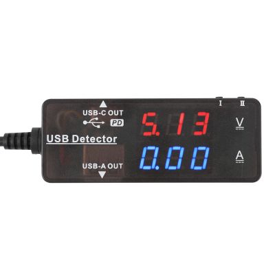 【jw】◈ DROK Type C A Current and Voltage meter USB Tester Charger doctor Multimeter C digital Voltmeter Amp