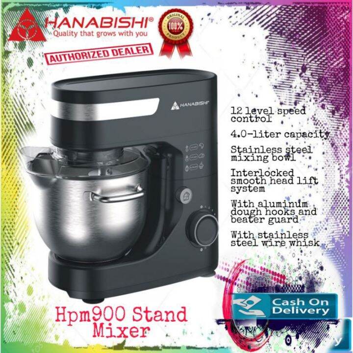Hanabishi Professional Stand mixer hpm900 Lazada PH