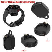 2 in 1 Type C/Micro Dock Watch Charger Adapter For Garmin Fenix 7 6 5 7x instinct 2 Vivoactive 3 4 Venu 245 forerunner 955 255 LED Strip Lighting