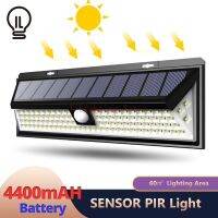 ILT ไฟโซล่าเซลล์ 190 LED หลอดไฟโซล่าเซล โซล่าเซลล์ ไฟหัวเสาโซล่า Solar motion sensor light 4โหมด ไฟออก3ทาง พลังงานแสงอาทิตย์ ไฟติดผนังโซล่าเซลล์