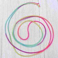 2 Pcs Exercise Rubber Bands Elastic Fitness Game Rope Jump Rope Stretch Rope Chinese Fitness Game Rope Child