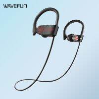 Wavefun XBuds หูฟังไร้สายหูฟังบลูทูธ,มาพร้อมกับ IPX7ตะขอเกี่ยวหูกันน้ำหูฟังออกกำลังกายเล่นเกมเพลง