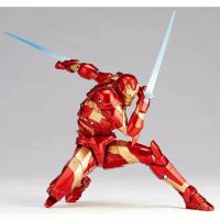 Marvel Yamaguchi Revoltech Mark 37 Bleeding Edge Armor Articulate Action Figure ของเล่น