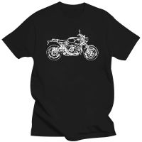 Large mens short sleeves Black Tees Cotton Classic German Motorcycle Fans Rninet Pure Inspired Motorcycle Art Hip 4XL.5XL.6XL