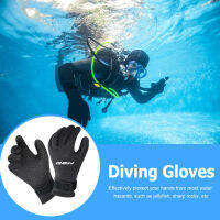 1คู่ Neoprene ว่ายน้ำดำน้ำถุงมือ Anti Slip Keep Warm ถุงมือสำหรับ Men