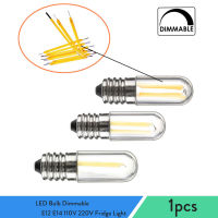 LED Bulb Dimmable E12 E14 110V 220V Fridge Light 4W Lamp Filament COB Lamparas for Chandelier Replace 30W Halogen Light Lamps