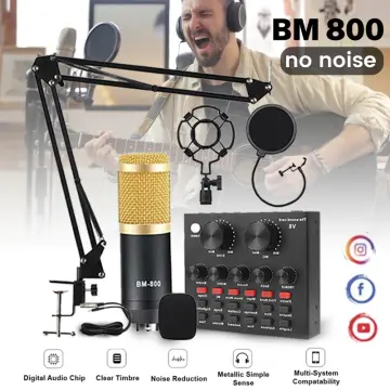 Microphones et systèmes Microphone Karaoké BM 800 BM800 Studio