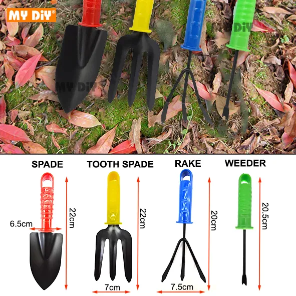 Garden Tools Set Arthritis Grip, 4pcs Gardening Tools Set For Elderly,  Ideal Garden Tools Gifts For Women, Arthritis And Men